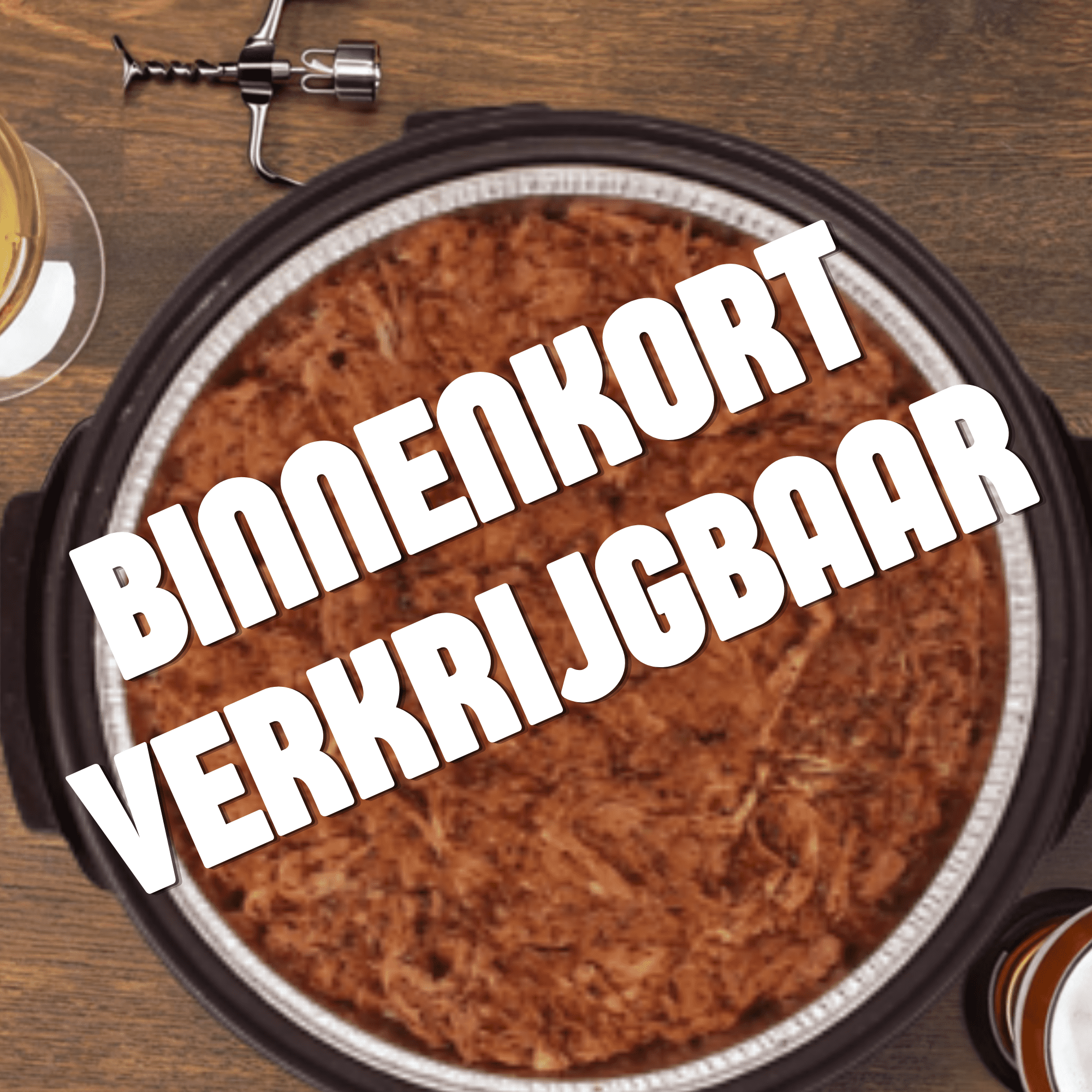 Partypan pulled kalfsvlees