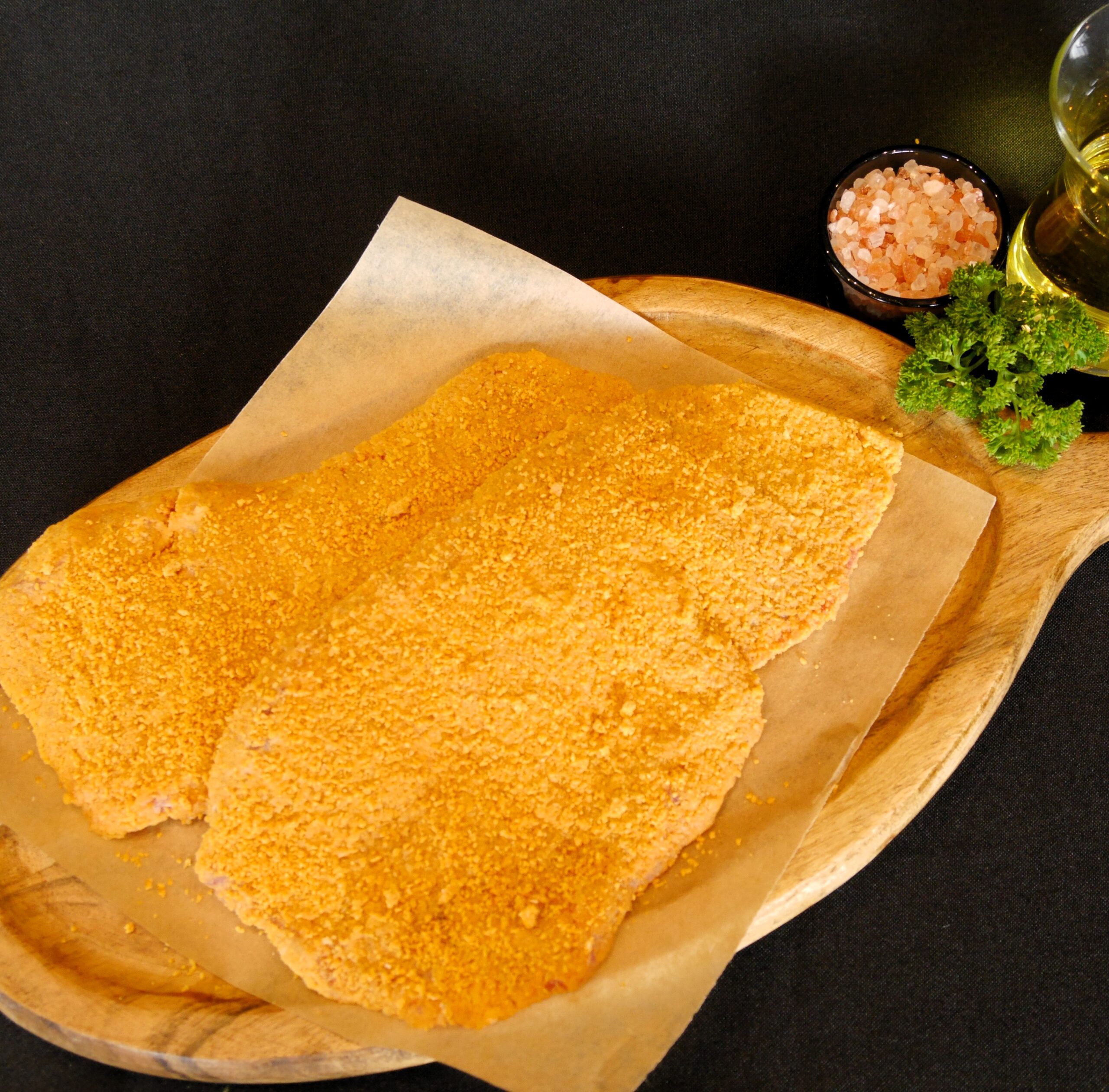 Kalfsschnitzel gepaneerd (4 stuks)