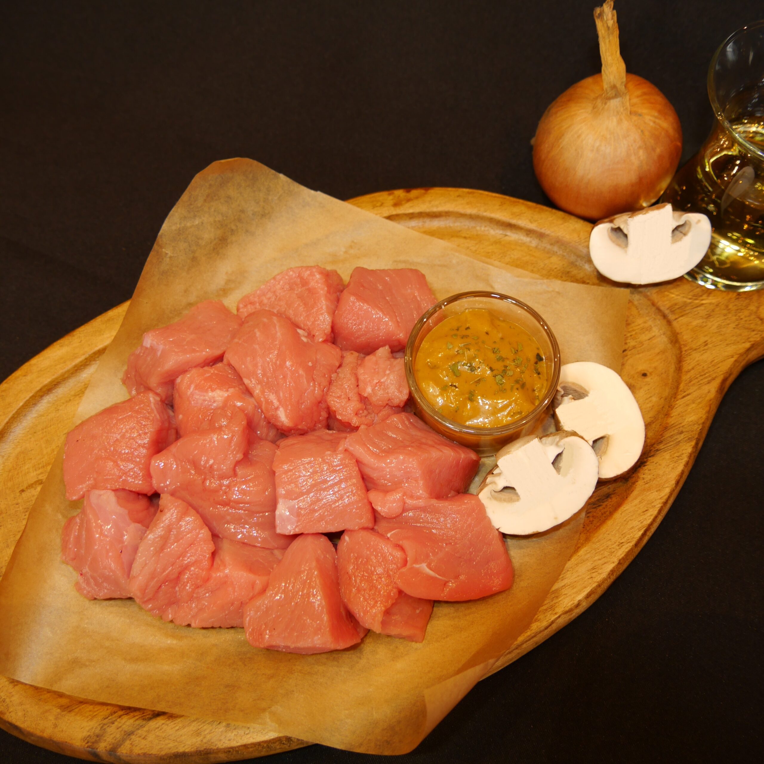 Kalfsbiefstuk puntjes (400 gr)